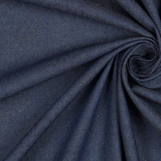 Jeans chambray Foil Flowers