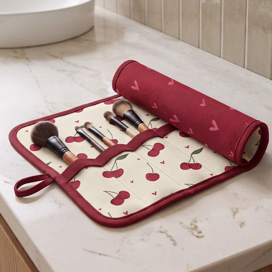 Panneau prêt à coudre – trousse de toilette Cerises