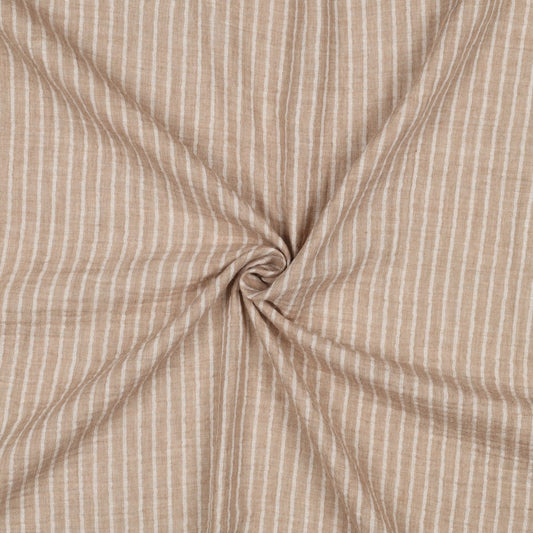 Double gaze rayée Oekotex POPPY