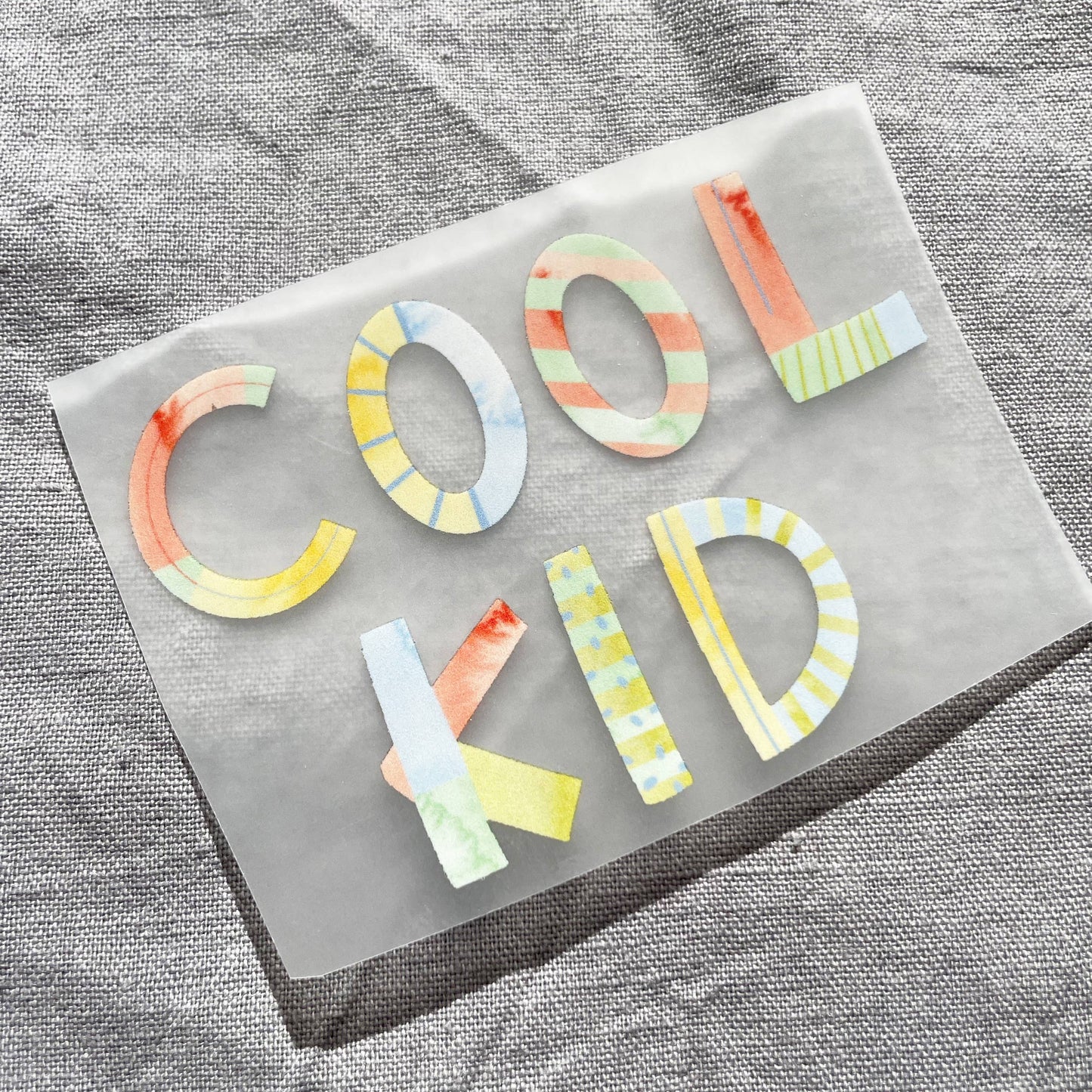Hannahs Firlefanz - Image thermocollant Cool Kid, patch à repasser, idée cadeau
