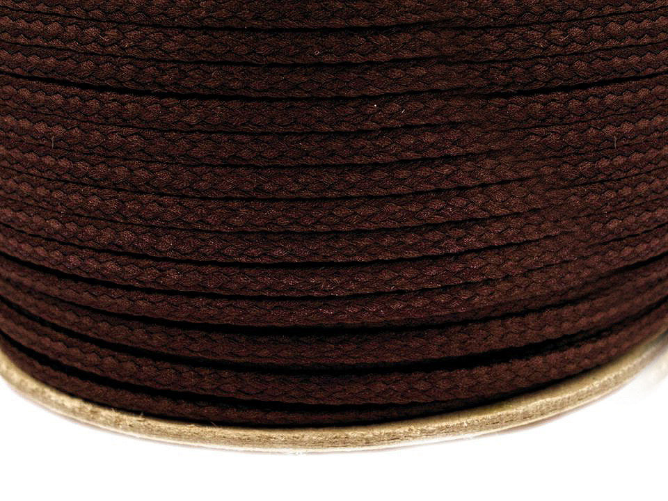 Cordon Polyester PES, Ø 4 mm - 100m