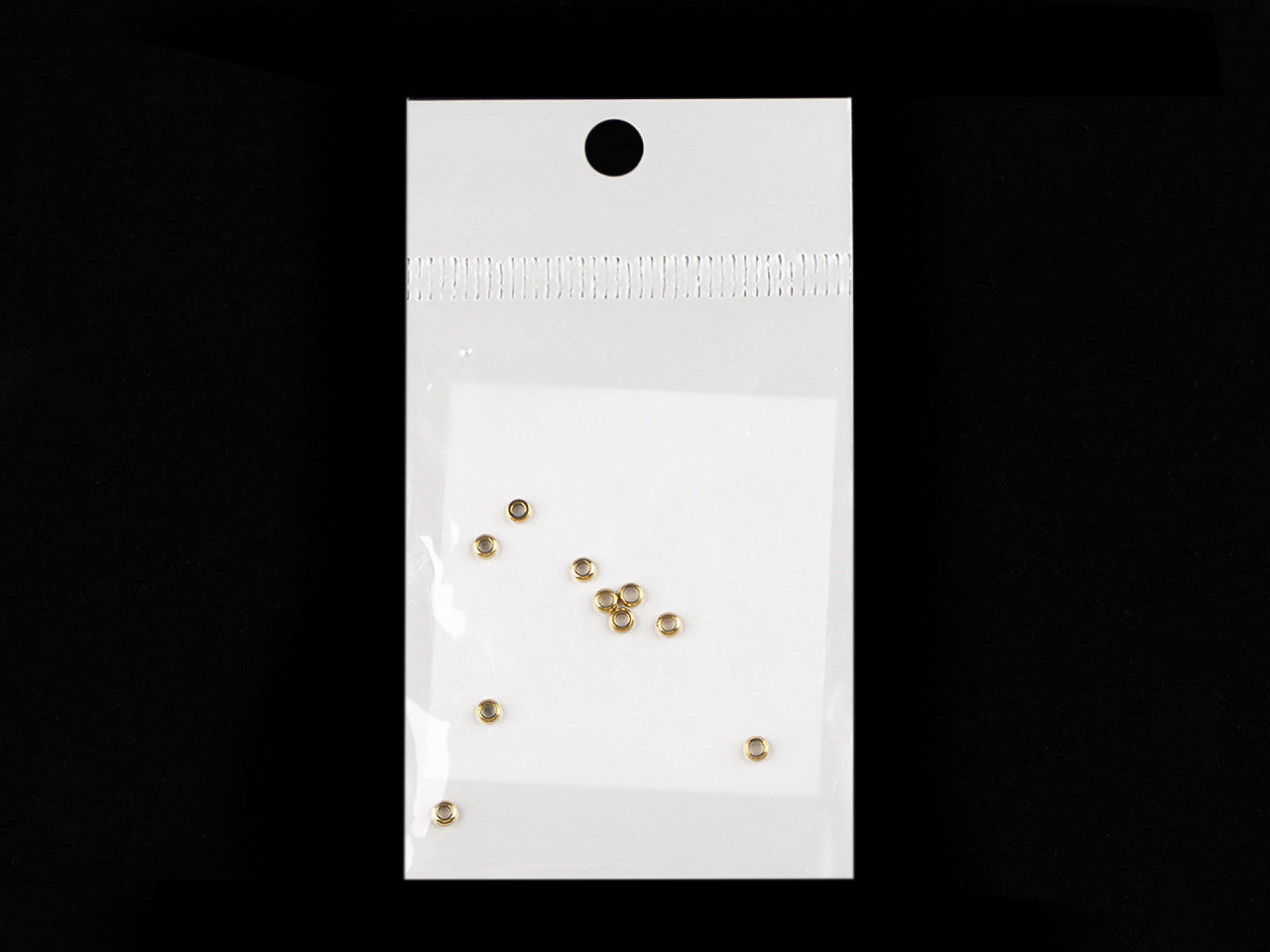 Perles de rocaille rondes en acier inoxydable, Ø 2,5 mm - 1sachet