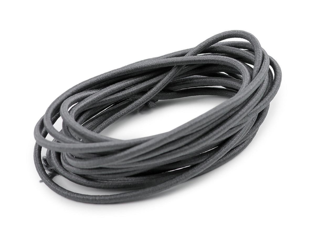 Cordon élastique rond, Ø3mm, MAGGIE par 3m - 1gerbe