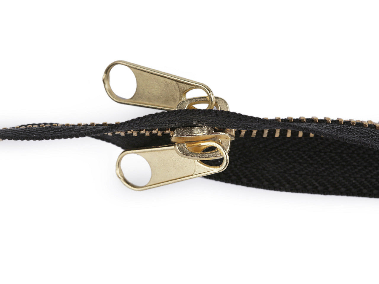 FAG pour tente, largeur no 5, avec glissière en laiton double face, longueur 250 cm