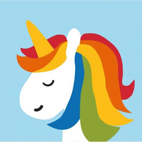Kit canevas soudan | Rainbow la licorne