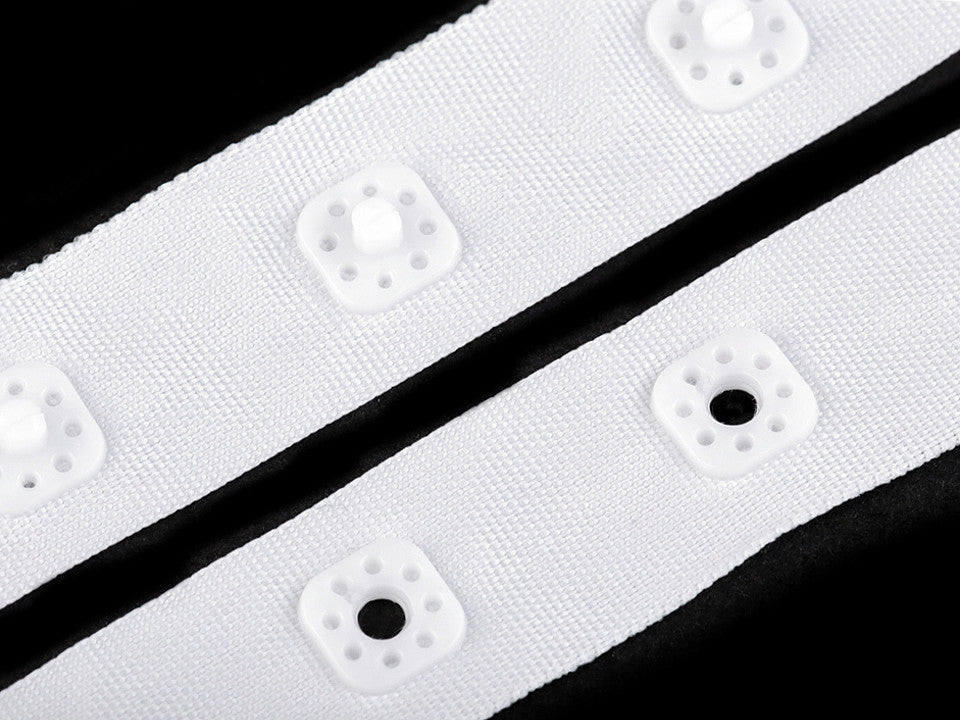 Bande à pression pour bodys, largeur 17 mm - 1m