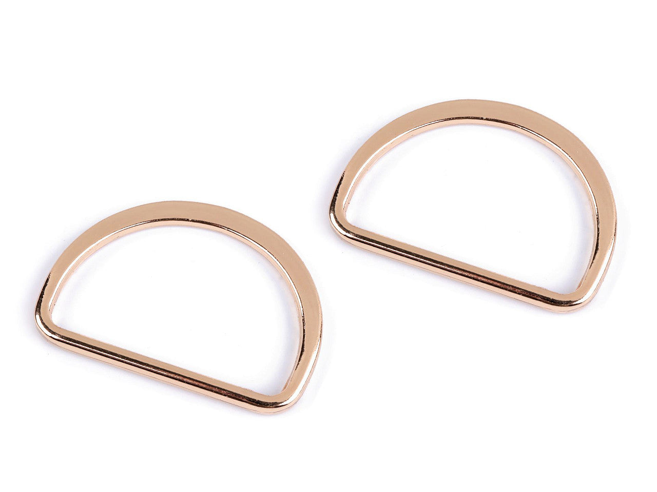 Anneau plat en D pour sangles, largeur 30 mm
