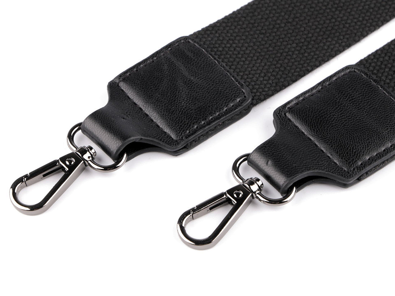 Sangle pour sac à mains avec mousquetons, largeur 3,8 cm - 1pc