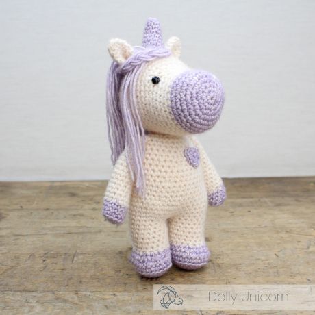 Hardicraft Kit de crochet DIY Dolly Licorne - résultat fini