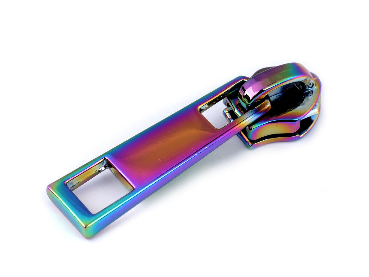 Curseur pour FAG en nylon, No 6, Arc-en-ciel