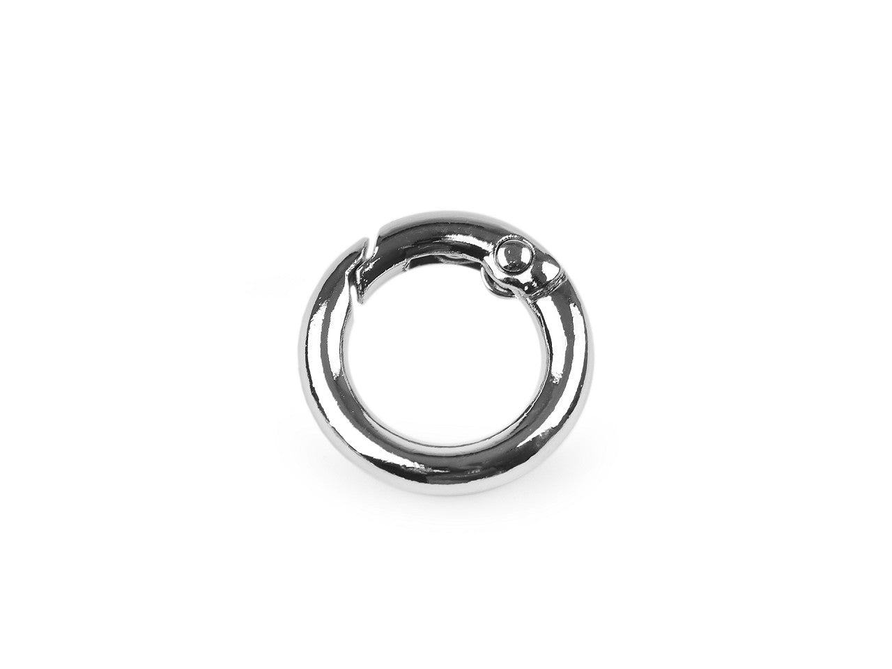 Mousqueton en O en métal, Ø 13 mm - 2pc