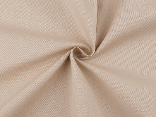 Tissu/toile en coton, couleur unie, tissu sergé - 1m