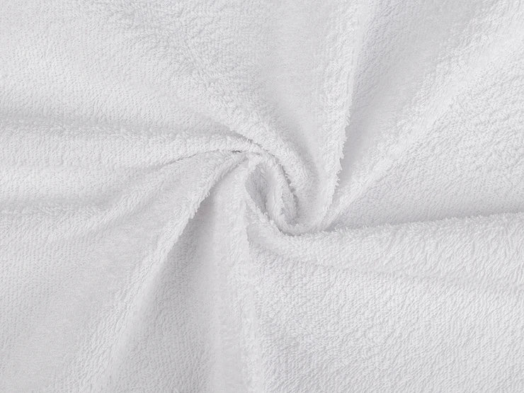 Tissu éponge blanc à membrane imperméable – Laize 215 cm