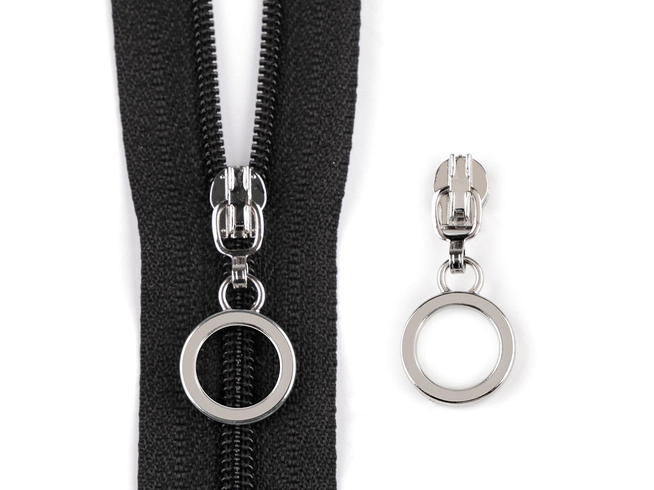 Curseur pour FAG en nylon, N<sup>o</sup> 3, avec anneau