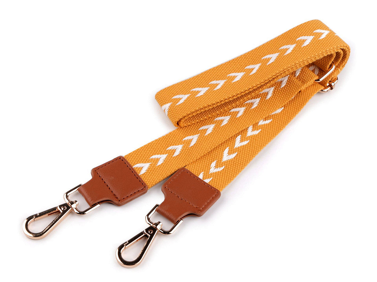 Sangle pour sac à main avec mousquetons, largeur 3,8 cm