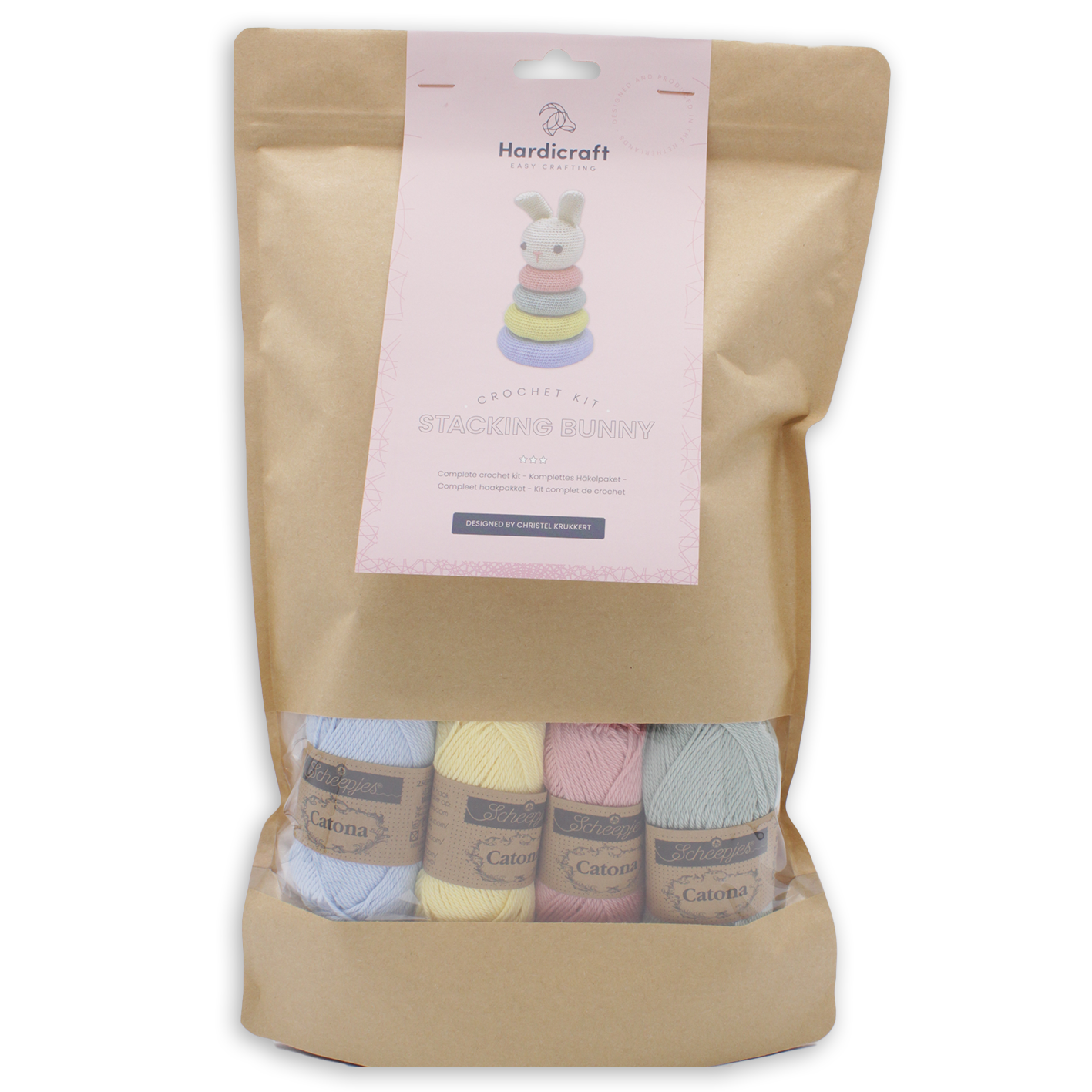 Hardicraft - Kit de crochet DIY - Lapin à empiler