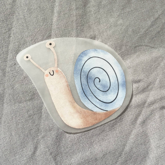 Hannahs Firlefanz - Patch escargot thermocollant pour enfants, cadeau