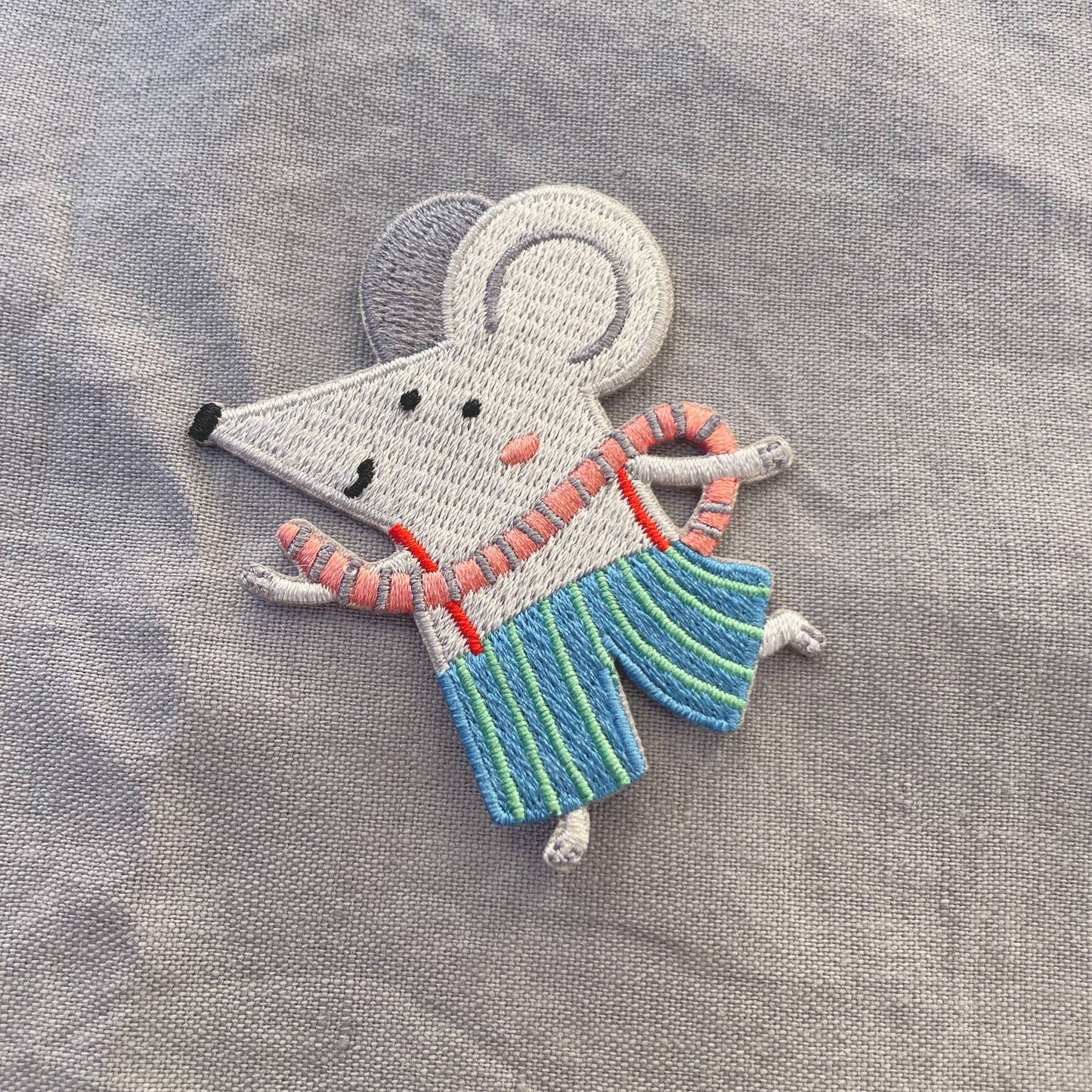 Hannahs Firlefanz - Patch de repassage souris – Écusson pour enfants + adultes