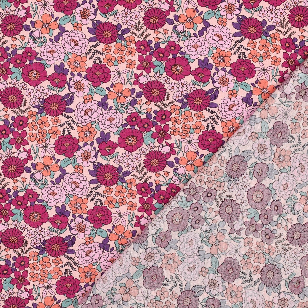 Popeline fleurie POPPY
