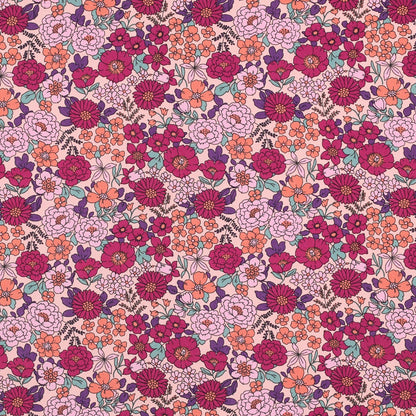 Popeline fleurie POPPY
