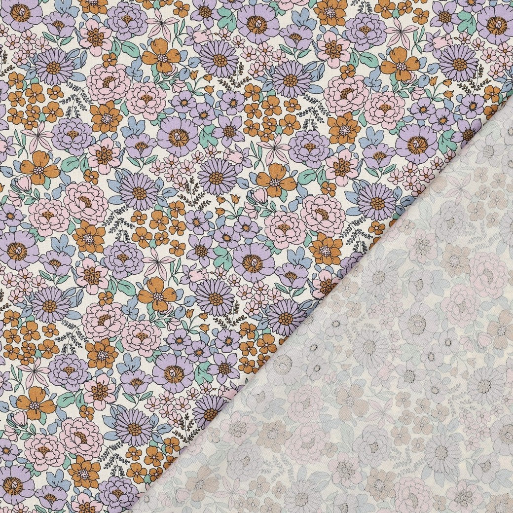 Popeline fleurie POPPY