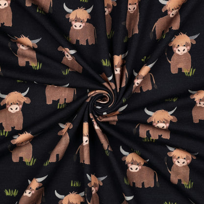 Sweat Digital Cows Navy - par 10 cm