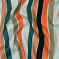 Popeline rayée multicolore