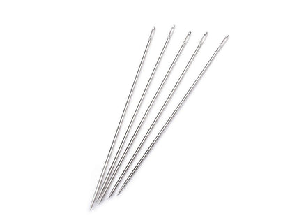 Aiguilles pour reliure et tapisserie d’ameublement, longueur 15 cm - 5pc