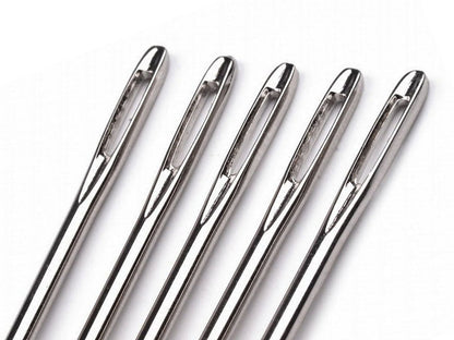 Aiguilles pour reliure et tapisserie d’ameublement, longueur 15 cm - 5pc