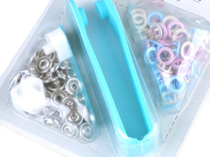 Boutons pression Baby, Ø 8 mm, Prym, pour tissus fins - 1carte