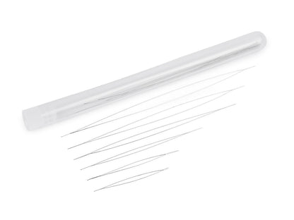 Aiguilles à perles grand œil, assortiment de tailles, 6 pièces - 1tube