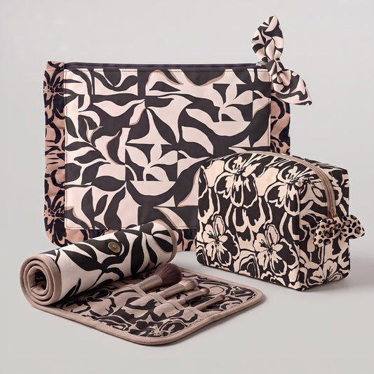 Panneau prêt à coudre – trousse de toilette Animal skin