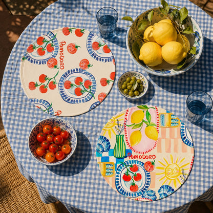 Panneau prêt à coudre – cuisine citrons