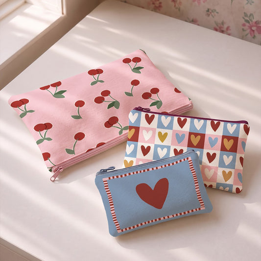 Panneau prêt à coudre – sac cerises