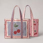 Panneau prêt à coudre – sac cerises