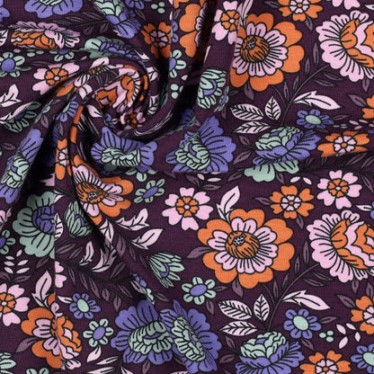 Jersey fleuri POPPY oekotex