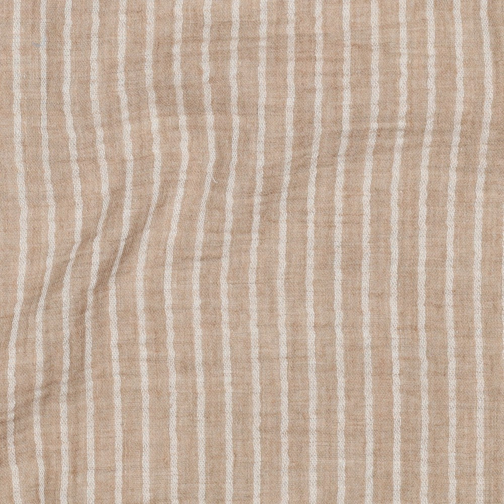 Double gaze rayée Oekotex POPPY
