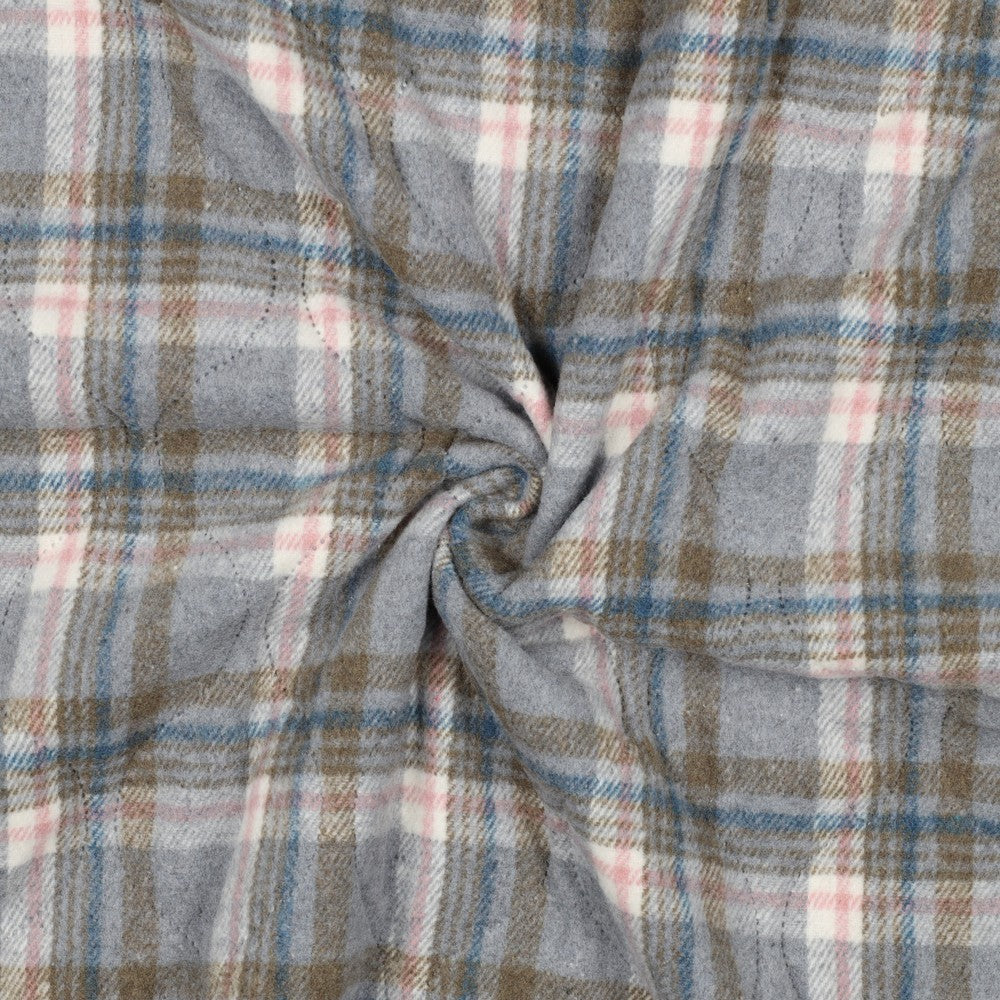 Flanelle Tartan matelassée POPPY