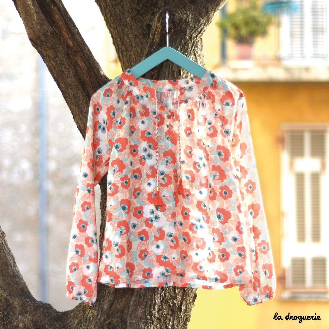 Patron couture de la blouse "Saint-Martin-de-Ré"