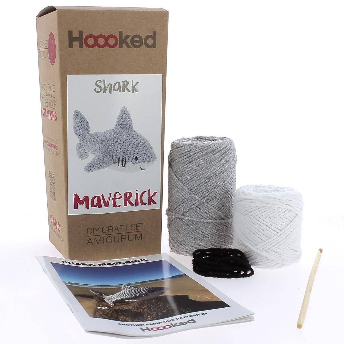 Hoooked - Kit de crochet à faire soi-même Shark Maverick