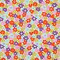 Jersey Flowers – Rouge / citron vert