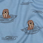 Sweat coton oekotex morses - Jean bleu POPPY