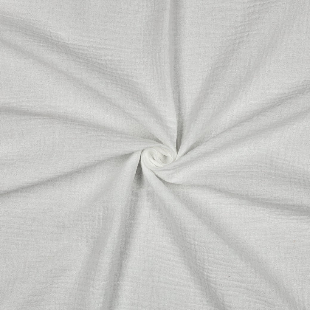 Double gaze Oekotex broderie anglaise festonnée POPPY