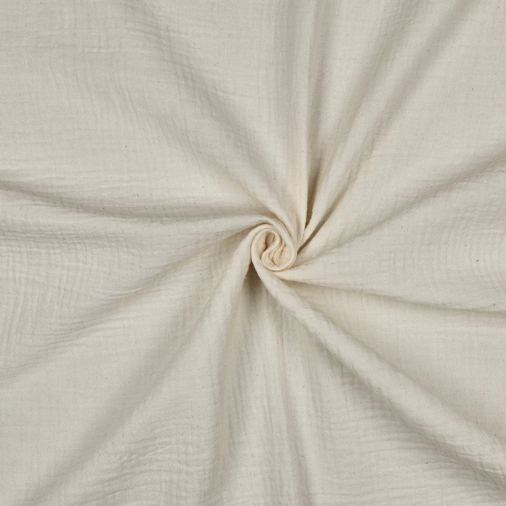 Double gaze Oekotex broderie anglaise festonnée POPPY