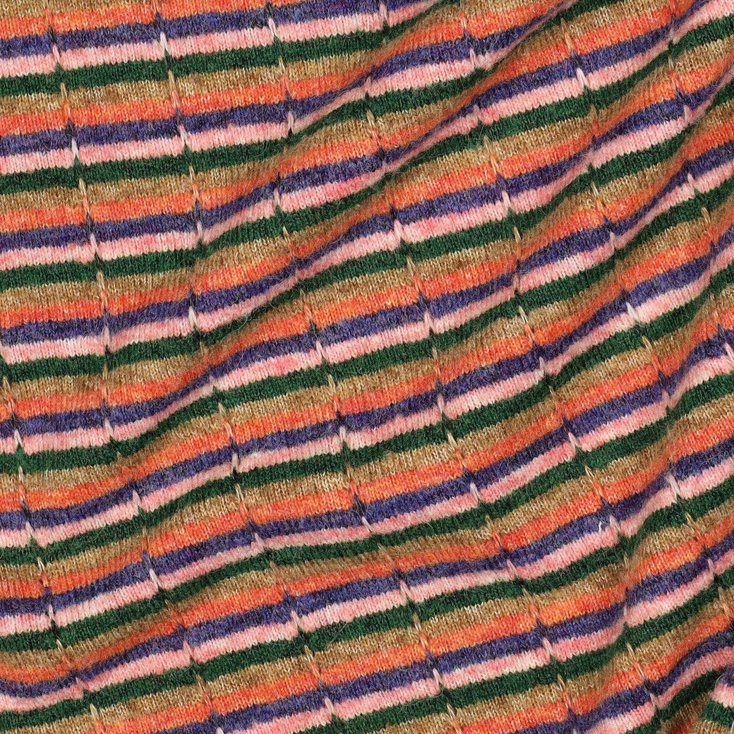 Jersey jacquard rayures POPPY