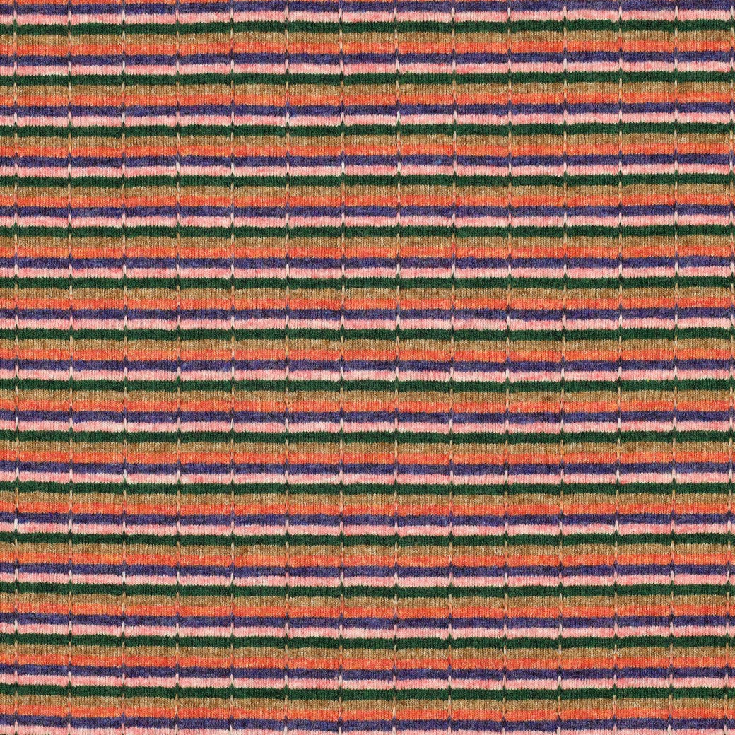 Jersey jacquard rayures POPPY