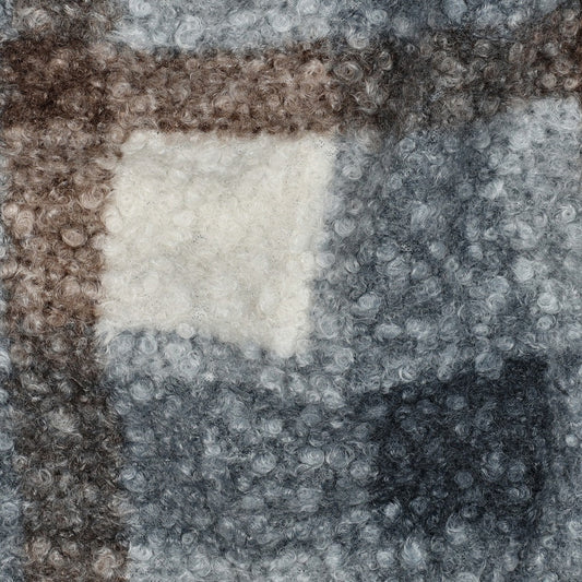 Bouclé carreaux POPPY
