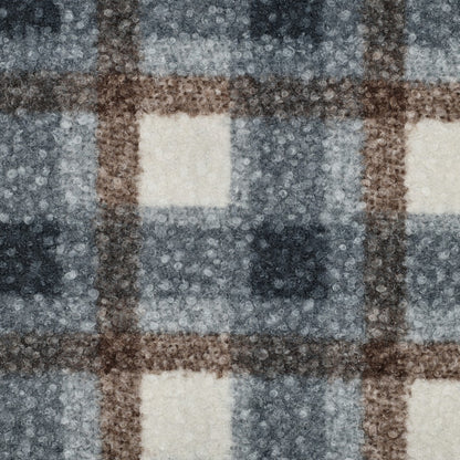 Bouclé carreaux POPPY