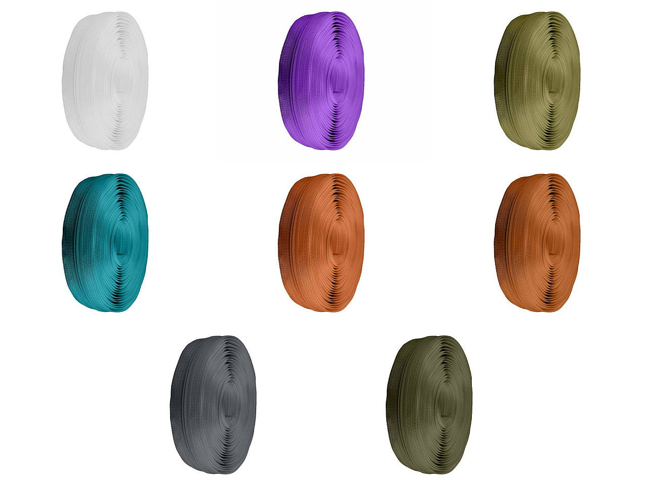 Fermeture Éclair continue en nylon No 3 pour glissières de type POL - 5m
