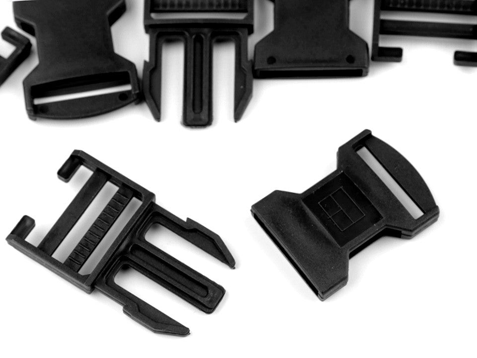 Boucle de déverrouillage latérale avec réglage de la sangle BB, largeur intérieure 30 mm